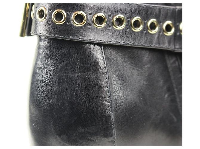 Salvatore Ferragamo Kniehohe Damen Stiefel Größe 10 4LBSTY920 - Ansicht 5