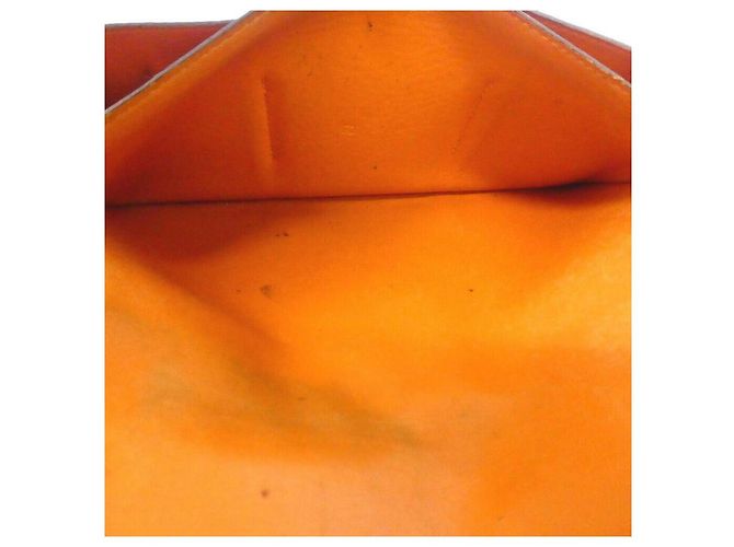 Hermès Cartera Hermes Dogon Cartera larga de cuero marrón Castaño - vista 5