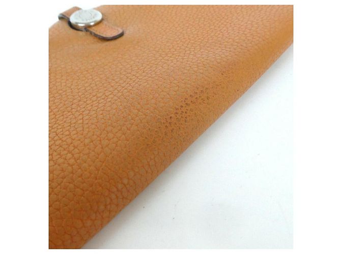 Hermès Cartera Hermes Dogon Cartera larga de cuero marrón Castaño - vista 8