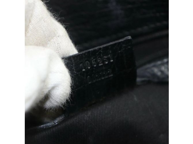 Gucci Sac cabas à boucle de ceinture Cabas monogramme noir GG - vue 2