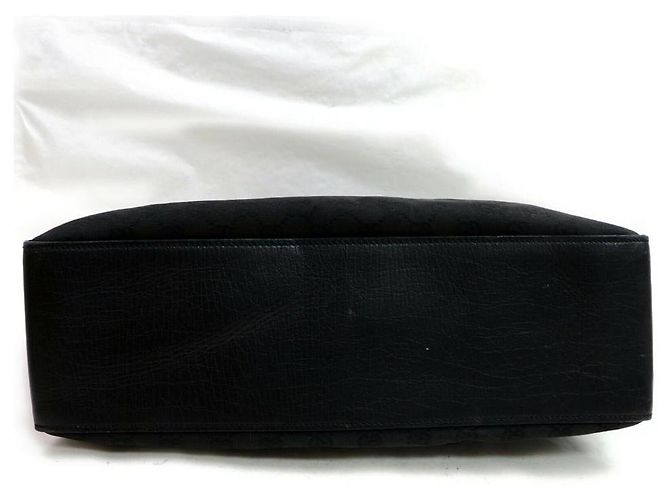 Gucci Sac cabas à boucle de ceinture Cabas monogramme noir GG - vue 7