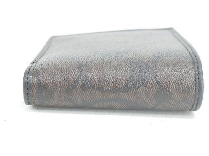Coach Brown Monogram Men's Bifold Wallet - view 10