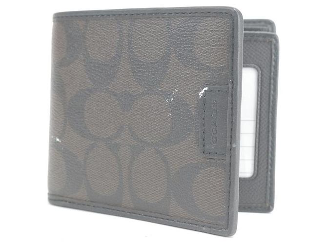 Coach Brown Monogram Men's Bifold Wallet - view 2