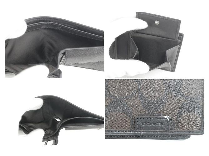 Coach Brown Monogram Men's Bifold Wallet - view 3