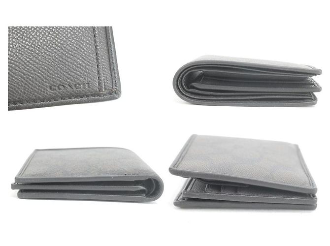 Coach Brown Monogram Men's Bifold Wallet - view 9