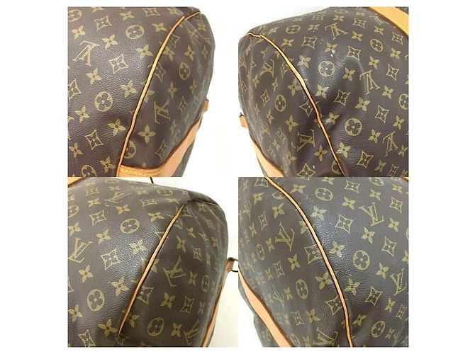 Louis Vuitton Sac Polochon Monogram Boston con cinturino Extra Large Bandouliere Marrone - vista 10
