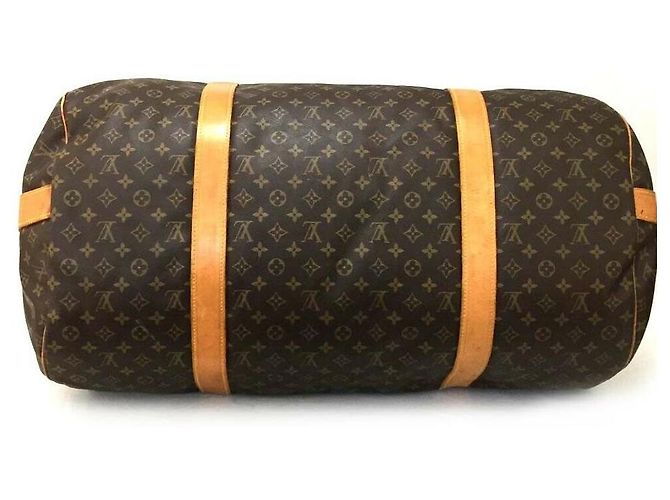 Louis Vuitton Sac Polochon Monogram Boston con cinturino Extra Large Bandouliere Marrone - vista 11