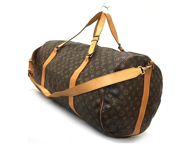 Louis Vuitton Sac Polochon Monogram Boston con cinturino Extra Large Bandouliere Marrone - vista 2