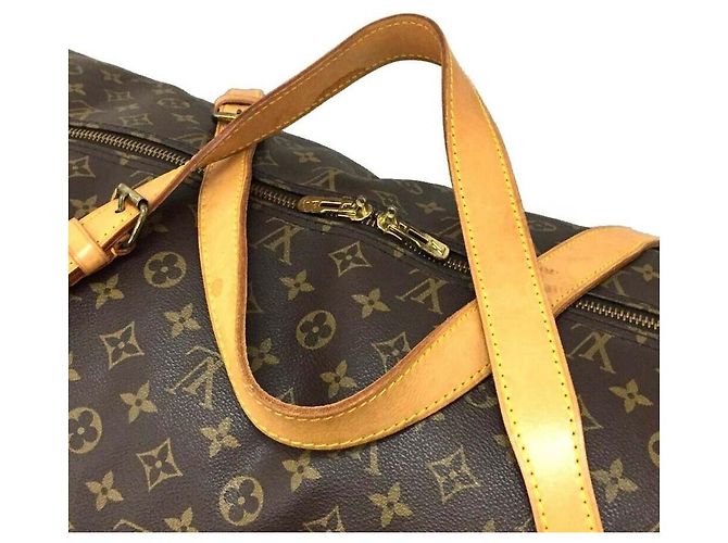 Louis Vuitton Sac Polochon Monogram Boston con cinturino Extra Large Bandouliere Marrone - vista 5