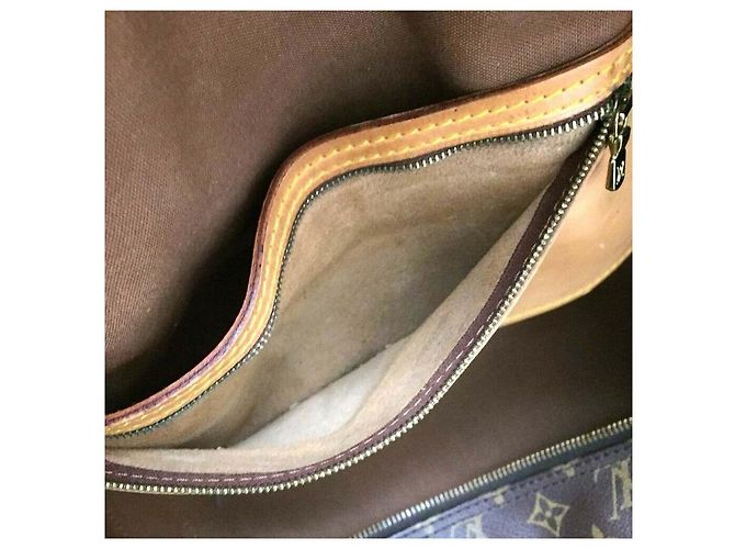 Louis Vuitton Sac Polochon Monogram Boston con cinturino Extra Large Bandouliere Marrone - vista 8