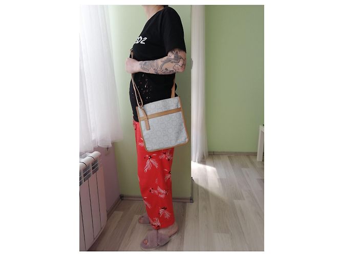 Borsa a tracolla Salvatore Ferragamo in pelle bianca Bianco - vista 12
