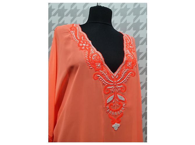 Matthew Williamson Tunika Orange aus Polyester - Ansicht 3