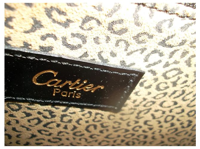 Borsa Cartier in pelle nera Nero - vista 3