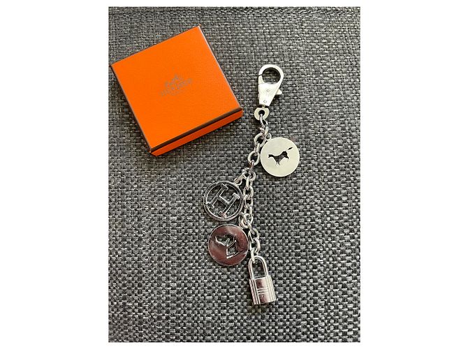 Hermès Ermete, Ciondolo da borsa Breloque in argento - vista 2