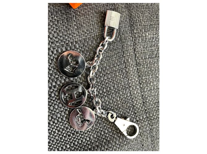 Hermès Ermete, Ciondolo da borsa Breloque in argento - vista 3