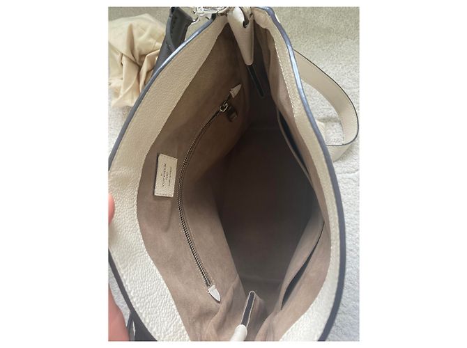 Louis Vuitton Babylon Tasche Beige Leder - Ansicht 5