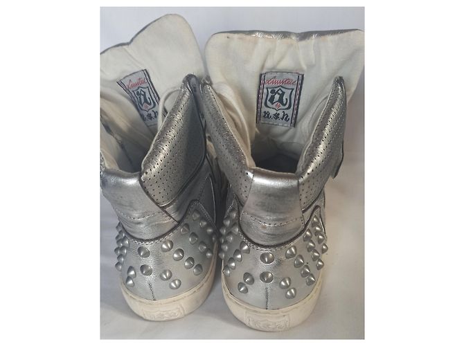 Sneakers alte Ash in pelle argento 41 - vista 3