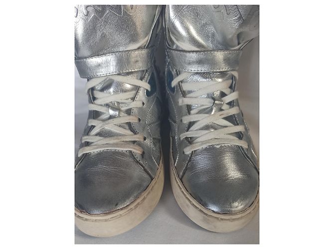 Sneakers alte Ash in pelle argento 41 - vista 4