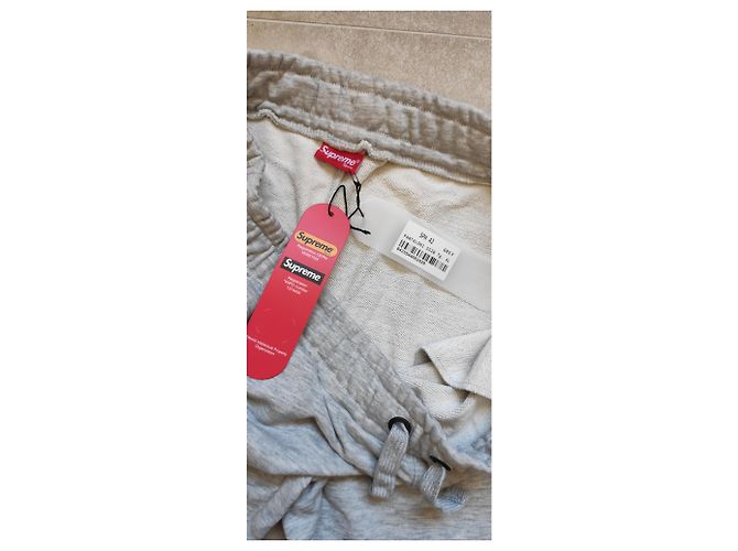 Supreme Sporthose Grau Baumwolle XL - Ansicht 4