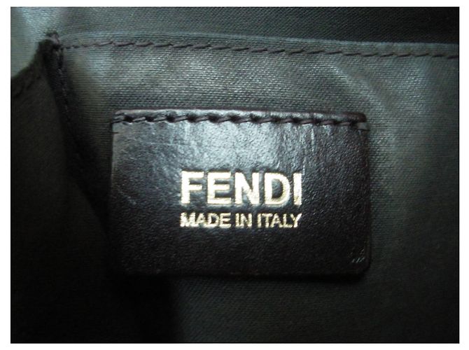 Borsa tote XXL Fendi in tela - vista 7