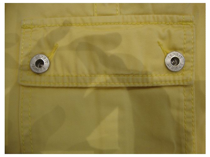 Autre Marque Pantaloni larghi ESPRIT in cotone giallo - vista 6