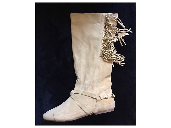 Jerome Dreyfuss Stiefel aus Hirschleder Beige Gr. 39 - Ansicht 3