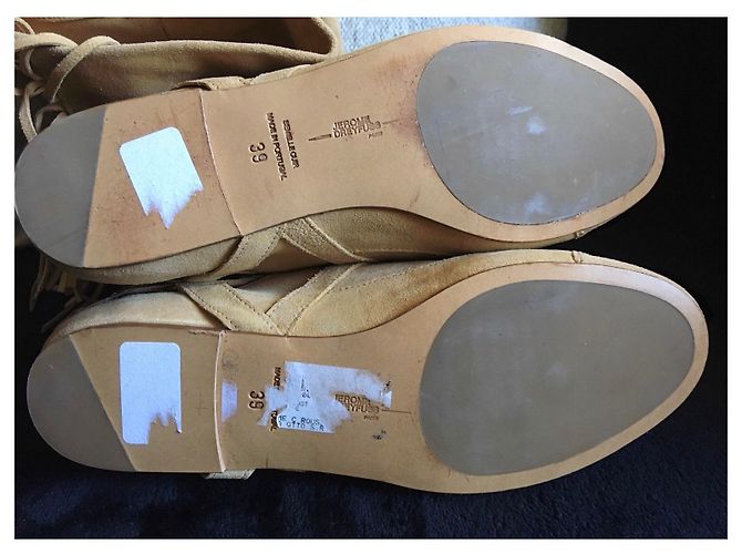 Jerome Dreyfuss Stiefel aus Hirschleder Beige Gr. 39 - Ansicht 4