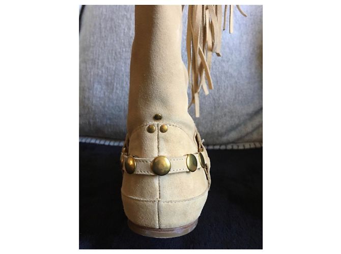 Jerome Dreyfuss Stiefel aus Hirschleder Beige Gr. 39 - Ansicht 5