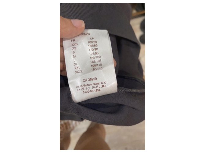 Louis Vuitton Flag Pullover Baumwolle Schwarz XL - Ansicht 4