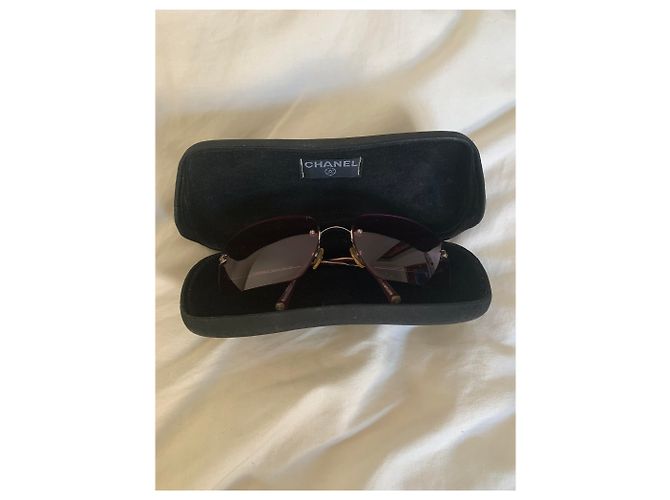 Gafas de sol Chanel Rosa Metal - vista 4