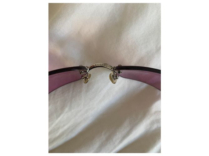 Gafas de sol Chanel Rosa Metal - vista 5