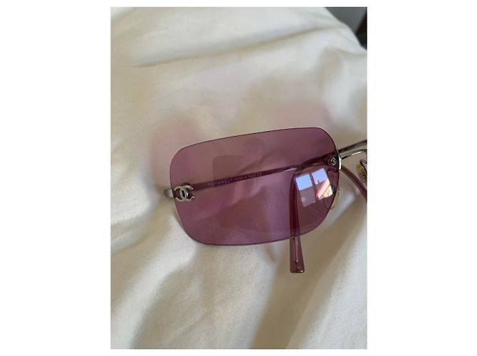 Gafas de sol Chanel Rosa Metal - vista 6