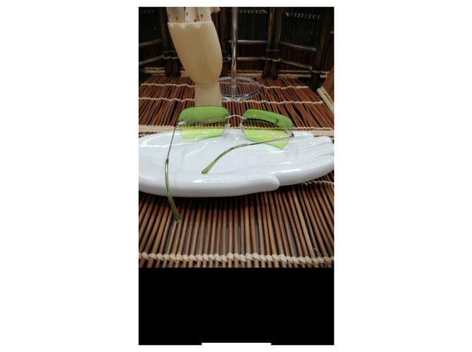 Chanel Sonnenbrille Grün - Ansicht 3
