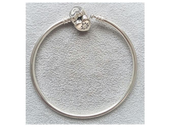 PANDORA Gold und Nacht - mit oder ohne Armband 19 cm Silber Weiß Blau Golden Metallisch Marineblau Dunkelblau Silber Hardware Gold hardware - Ansicht 5