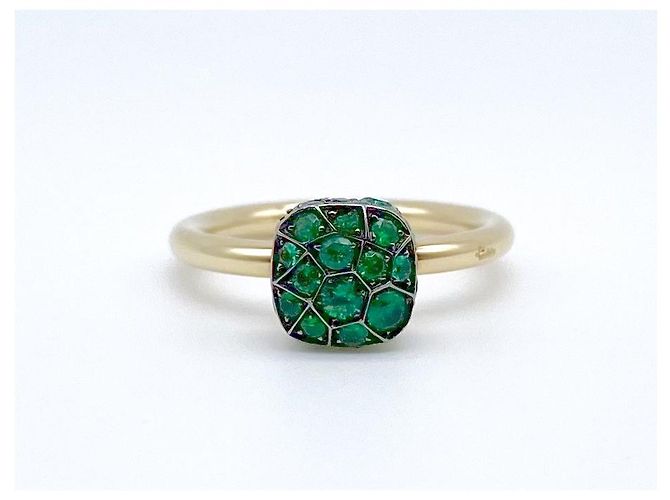 Anello Pomellato Nudo in oro bianco e smeraldo Verde - vista 3