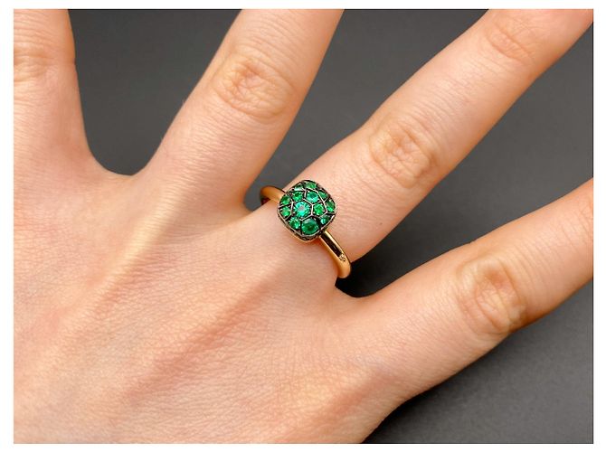 Anello Pomellato Nudo in oro bianco e smeraldo Verde - vista 6