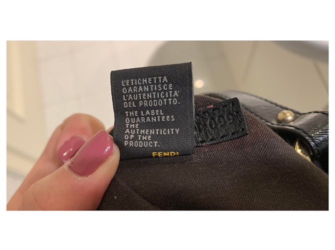 Fendi Mini Chef schwarze Tasche - Ansicht 8