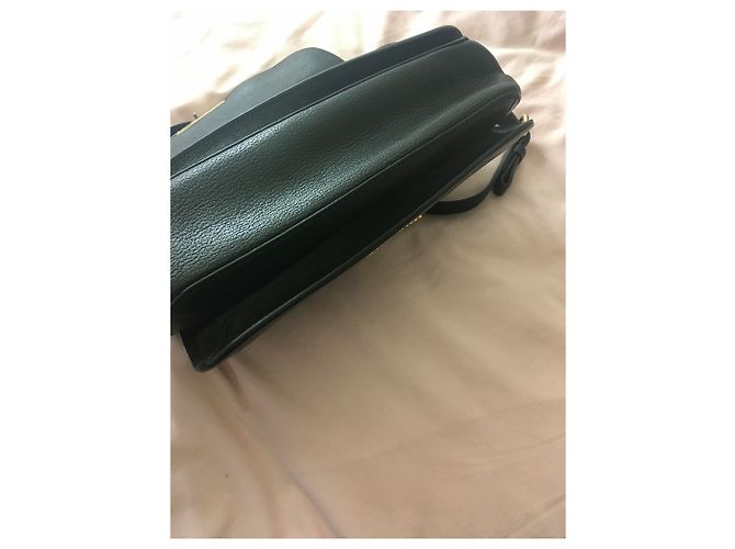 Borsa a tracolla Miu Miu Madras in pelle nera Nero - vista 4
