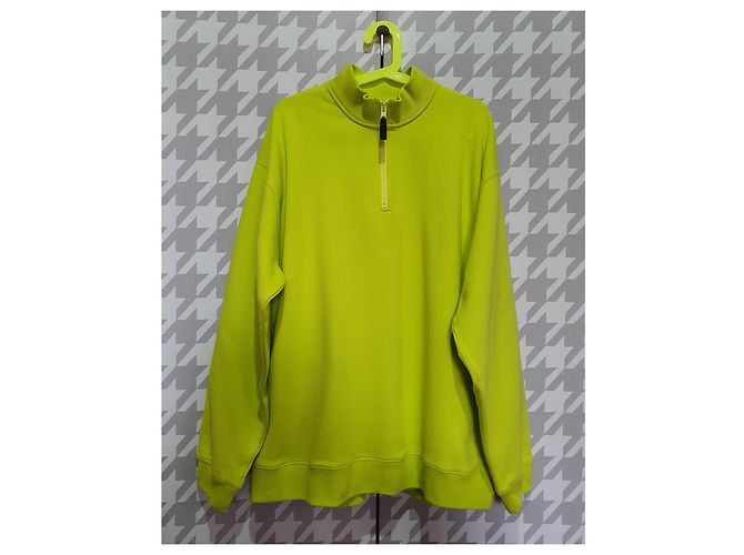 Opening Ceremony Sudadera Híbrida Cortavientos Amarilla de Algodón Amarillo - vista 2