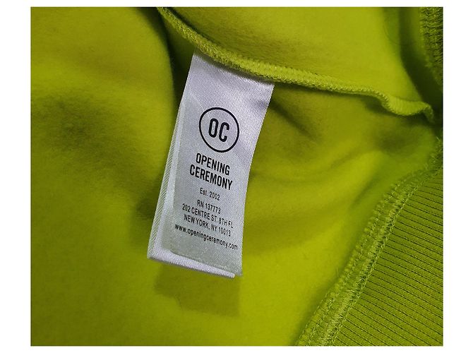 Opening Ceremony Sudadera Híbrida Cortavientos Amarilla de Algodón Amarillo - vista 6