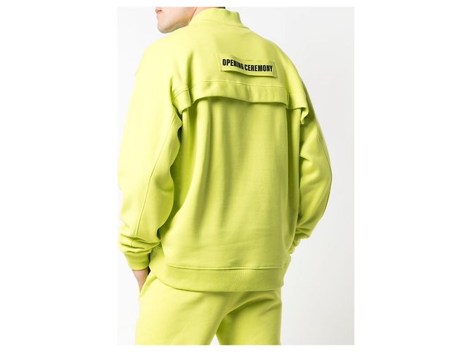 Opening Ceremony Sudadera Híbrida Cortavientos Amarilla de Algodón Amarillo - vista 7