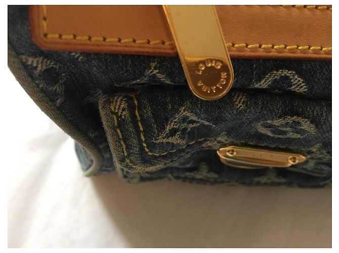 Louis Vuitton Neo Speedy 30 Denim Monogram Blu chiaro - vista 9