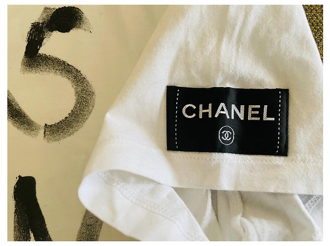 Camiseta navideña chanel 2008 Blanco - vista 3