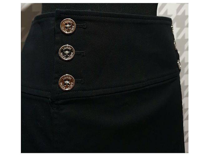 Falda negra Ralph Lauren de algodón Negro - vista 2
