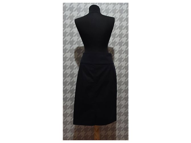 Falda negra Ralph Lauren de algodón Negro - vista 3