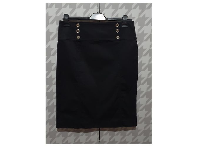 Falda negra Ralph Lauren de algodón Negro - vista 4