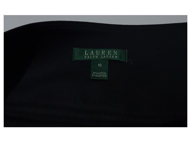 Falda negra Ralph Lauren de algodón Negro - vista 5