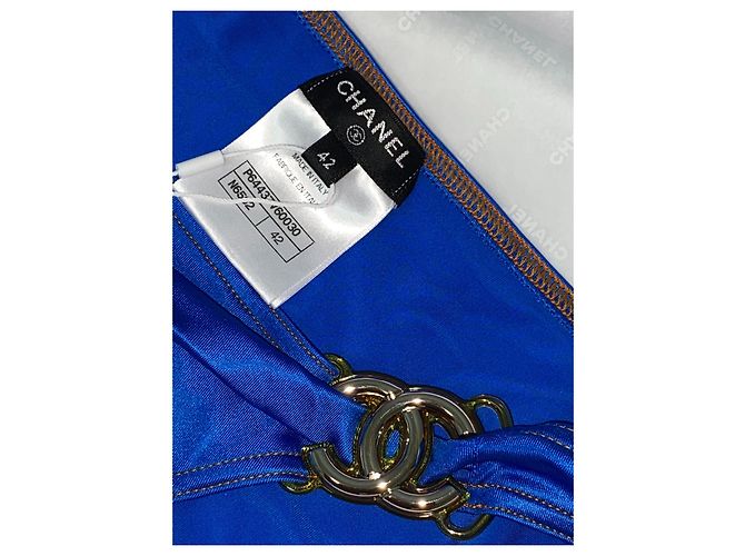 Chanel Coco Beach Bikini Badeanzug Marineblau - Ansicht 6