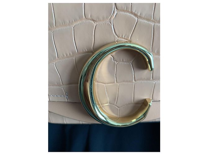 Borsa a mano Chloé in pelle pesca - vista 7