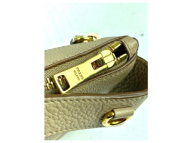 Prada Rose Beige Daino Gürteltasche Leder Taillentasche Gürteltasche - Ansicht 7